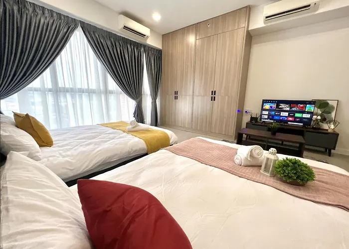 Free Parking # 2 Bed Family Bellsuite - Sepang Klia Kota Warisan