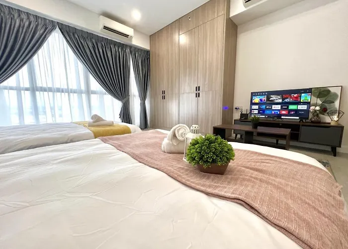 Free Parking # 2 Bed Family Bellsuite - Sepang Klia Kota Warisan